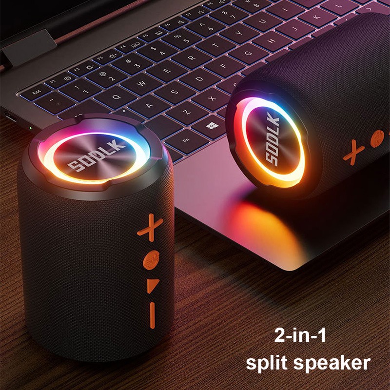 Audio Music Spotify - SODLK TX9 Altoparlante Bluetooth diviso 2