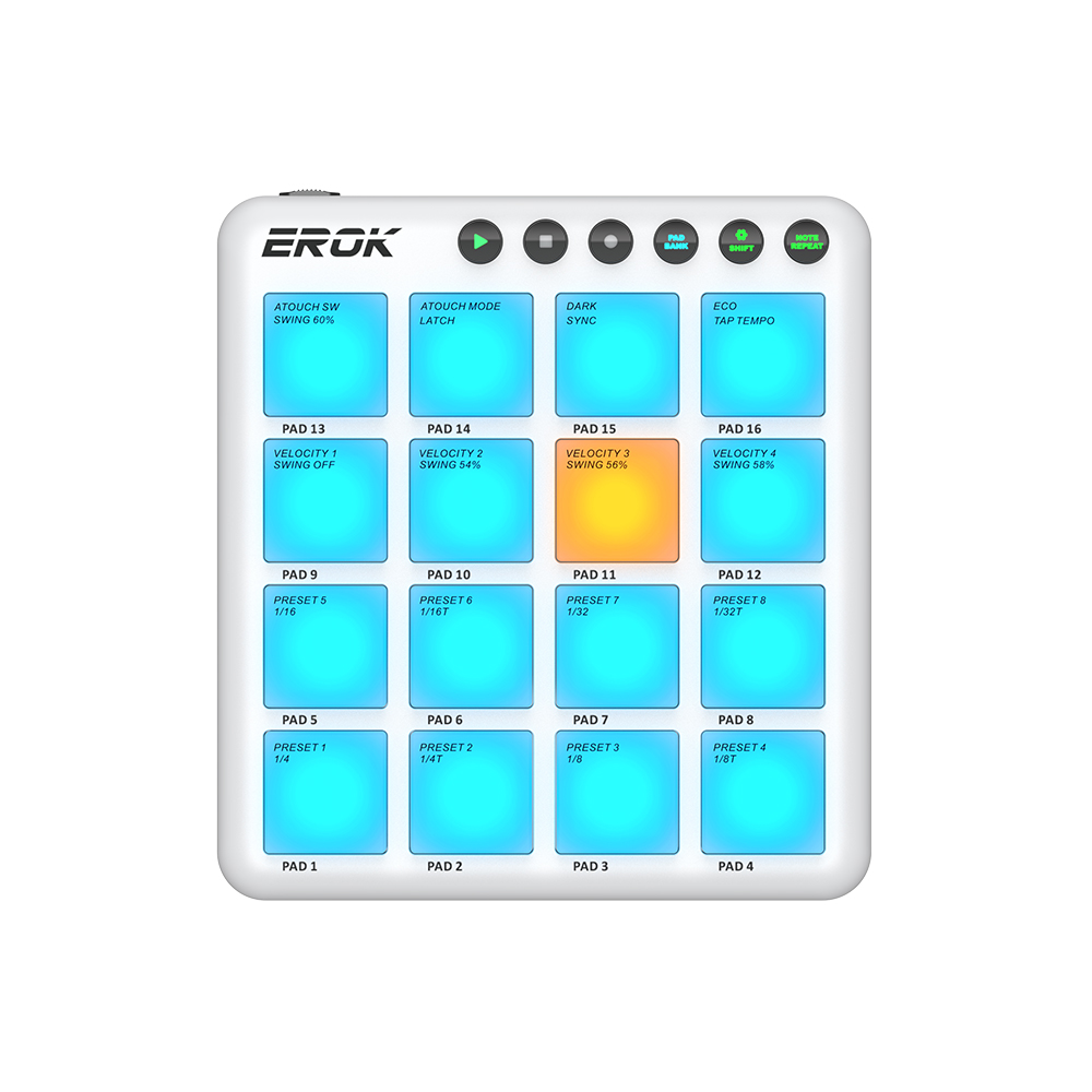 Controller MIDI Wireless EROK  - Midi Controller Pad recensione e prezzo