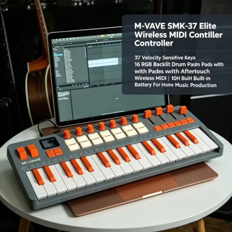 M-VAVE SMK-37 Tastiera MIDI El - Midi Controller Pad recensione e prezzo