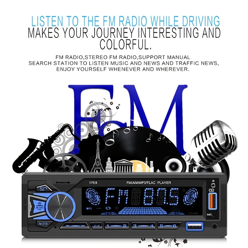 Autoradio 1DIN con FM, Lettore - Audio Without Music recensione e prezzo